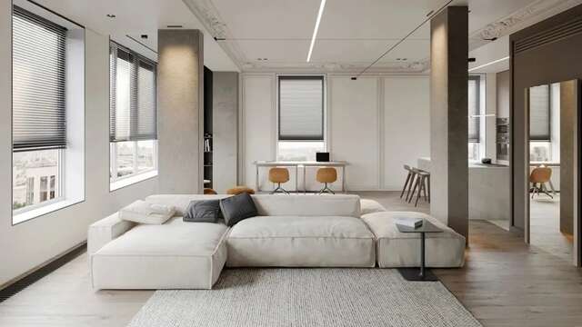 分 · 享 | 132㎡现代公寓，新古典主义的新境界！
